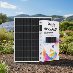 Panneau solaire monocristallin bifacial de type N King Star Solar LR8-66HGD-605M 550W pour systèmes industriels - Product Image 3