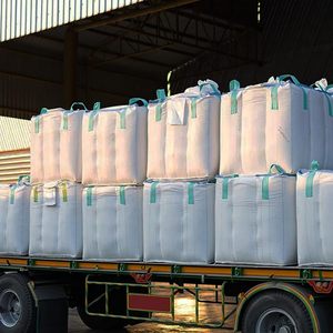 ถุงบรรจุสินค้าขนาดใหญ่ FIBC แบบ PP ก้นแบน เติมด้านบน ปล่อยด้านล่าง แพ็ค 10 ใบ ทนทานต่อรังสียูวี ป้องกันการเอียง ซ้อนกันได้ - Product Image 3