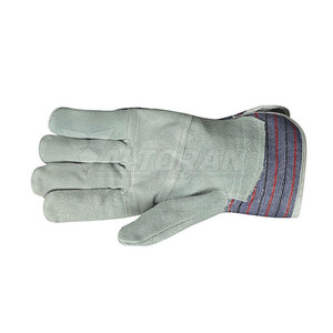 Gants de travail en cuir léger respirant de haute qualité pour hommes avec logo personnalisé Gants de sécurité à bas prix - Product Image 6