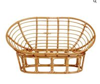 Chaise Papasan en rotin naturel double confortable pour décoration d'intérieur du prix du fabricant