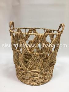 Panier de jacinthe d'eau artisanale de haute qualité pour le stockage du Viet Nam à bon prix - Product Image 2