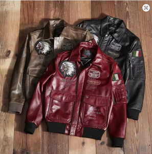 Nouveau modèle 2026 Veste en cuir pour homme et femme Nouvelle mode Veste en cuir pour homme Veste en cuir coupe-vent 2025 - Product Image 5