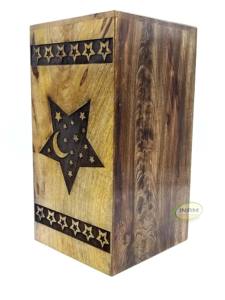 Fournitures funéraires de qualité supérieure Urne funéraire pour adultes Ashes Moon and Star Design Urne funéraire adaptée aux urnes de cimetière - Product Image 6