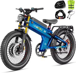 Vélo tout-terrain A9 Pro Max OEM NEUF de haute qualité, 60V70Ah 5600W, double moteur, pneus larges, autonomie 200M, 7 vitesses, garantie 2 ans, DIY - Product Image 4