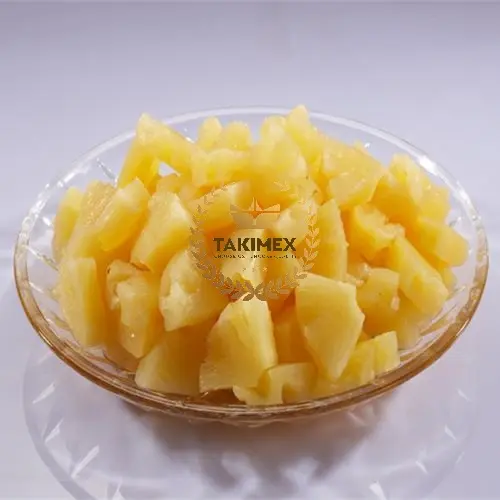 Toptan güvenilir fiyat yüksekliği kaliteli taze malzeme konserve ananas dilimleri Vietnam kuru yenilebilir konserve gıda TAKIMEX konserve F