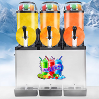 Machine à crème glacée neige fondante 1/2/3 réservoirs distributeur de jus de boisson Machine à smoothie pour magasins de boissons alimentaires