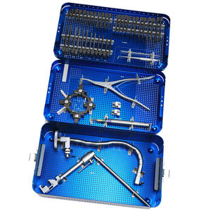 Juego de cirugía de columna vertebral de acero inoxidable de alta calidad, Kit de instrumentos de tornillo pedicular Manual, instrumentos quirúrgicos ortopédicos - Product Image 1