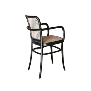 Chaise en osier en rotin chaise de salle à manger avec pied en bois pour hôtel restaurant salle à manger et bar meubles chaise d'hôtel de haute qualité - Product Image 1