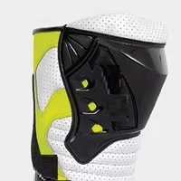Chaussures en cuir pour moto homme 2026 – Bottes de course noires en cuir pour garçons, équipement de tourisme pour pilotes, vêtements en cuir pour la course automobile