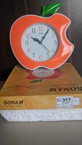 Elegant Analog <b>Wall</b> <b>Clock</b> Classy 317 Plastic Round White Office New Year Home Hotel Multi Purpose Competitive Rate - Product Image 5