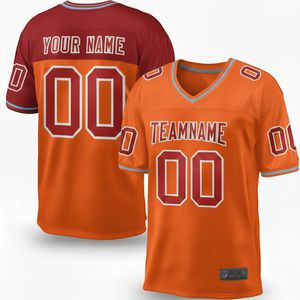 Venta al por mayor personalizado fútbol americano Jersey transpirable malla cosida Rugby camisetas uniforme sublimación Teamwear para la práctica del partido - Product Image 6