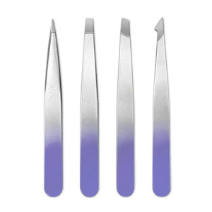 แหนบถอนขนคิ้วสแตนเลสปลายแหลมอุปกรณ์แต่งหน้ามืออาชีพน้ำหนักเบาใช้ซ้ำได้ - Product Image 4