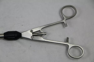 1 unidad de Pinza Debakey laparoscópica manual de acero inoxidable, atraumática, 10mmx330mm, Instrumento quirúrgico de alta calidad con aprobación CE - Product Image 6