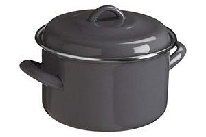 La cocotte ronde en acier inoxydable est idéale pour conserver et servir les aliments au chaud et au frais pendant de longues périodes. - Product Image 6