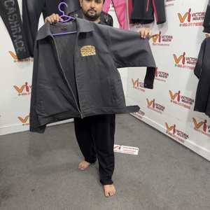 Vestes de travail en toile brodée épaisse, doublure en laine, style vintage décontracté, avec doublure en maille, pour printemps-été - Product Image 6