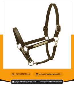 Vente en gros de licol équestre avec plaque signalétique licol en cuir personnalisé portable exportation style supérieur bride inégalée abordable - Product Image 4