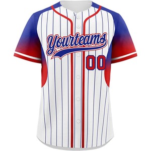 Vente en gros Fabricant de maillots de softball Chemises boutonnées en maille sublimée avec matériel sergé et tissu à séchage rapide - Product Image 5
