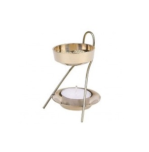 Quemadores de metal de latón de lujo Bakhoor T-Light Quemadores de metal de diseño hechos a mano Quemadores de mesa de decoración elegante Incensario. - Product Image 6
