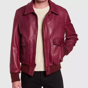 Veste universitaire en cuir véritable Letterman de baseball Meilleur prix Veste universitaire en cuir pour hommes - Product Image 4