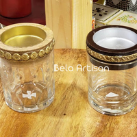 Ensemble de brûleurs d'encens aromatiques en bois de manguier - Encens indien biologique durable et écologique, cadeau pour mariage et Diwali