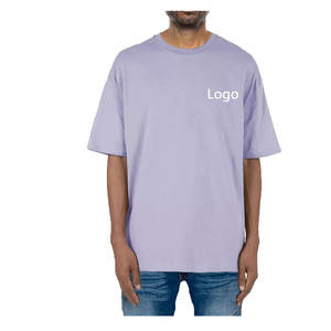 T-shirt streetwear de luxe surdimensionné pour homme, 100 % coton, épaules tombantes, personnalisable, stock disponible, haute qualité, premium - Product Image 3