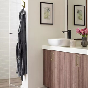 Crochet mural polyvalent à double broche pour vêtements, manteaux, chapeaux, sacs, aluminium bronze-crochets décoratifs pour salle de bain - Product Image 1