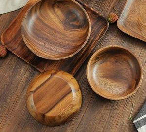 PERFECTA ARTESANÍA VERSÁTIL Tazón de masa de madera Hecho a mano para frutas o ensaladas Tazón de granja rústico vintage de alta calidad - Product Image 5