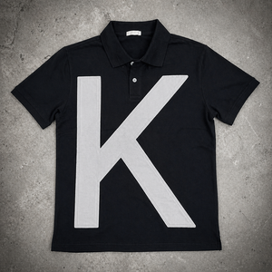 เสื้อยืดพิมพ์ลายตามสั่ง 200gsm สีดำ คอกลม เสื้อโปโลชาย ปักลาย ผ้าฝ้าย 100%  แบบส่วนตัว สไตล์ Y2K ทรงโอเวอร์ไซส์ ทรงบ็อกซี่ หรูหรา - Product Image 1