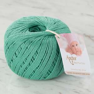 Anchor Baby 100% hilo de algodón Pure Aqua Green 50g 00272 - Product Image 1