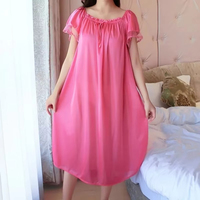 Ensembles pyjamas respirants femmes hiver vente en gros vêtements de nuit en soie sommeil et vêtements longs dames à manches courtes doux pyjamas logo personnalisé