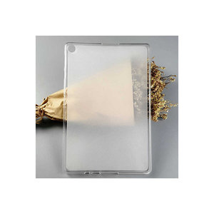 Coque arrière blanche Netzy pour tablette compatible avec mode veille, en silicone super résistant, en PU, PC et cuir - Product Image 1