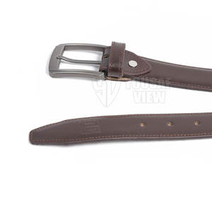 Cinturones de cuero de piel de vaca de grano superior duraderos personalizados de alta fabricación para hombres cinturón buen cinturón con hebilla - Product Image 6