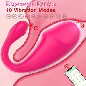 Vibratore a Uovo Wireless per Donna, Controllo tramite APP, Stimolatore Clitorideo Indossabile, Uovo per Punto G, Articoli per Adulti, Giocattoli Sessuali per Coppie - Product Image 5