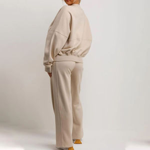 Nouveauté : Survêtement écologique pour femme, personnalisé, décontracté, couleur unie, streetwear, sweat-shirt pour adulte, grande taille, été - Product Image 5