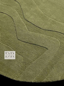 Alfombra de Escalera Decorativa Hecha a Mano, Moderna, Personalizada, de Lana Tufted, de Color Sólido, Antideslizante, Lavable, Alfombras Irregulares para Áreas - Product Image 2