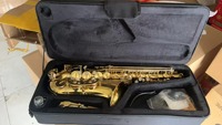 Alto Drop E Lacquered Gold Saxophone Elbow EB Tone Brass Body E Flat Saxophone