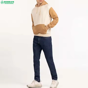 Vente en gros de sweats à capuche thermiques vintage personnalisés, épais, vierges, en molleton 360 g/m² / French Terry, 100 % coton, écologiques, effet délavé soleil - Product Image 3