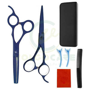 Kit de tijeras de corte de pelo afiladas al por mayor, juego profesional de tijeras de peluquero de acero inoxidable de 6,7 pulgadas - Product Image 1