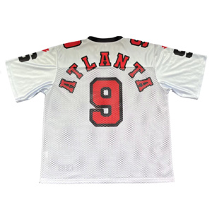 Elegantes Camisetas de Fútbol Americano para Hombre, Totalmente Bordadas, Personalizables con Impresión Digital del Nombre del Equipo, Uniformes Transpirables 100% Algodón - Product Image 2