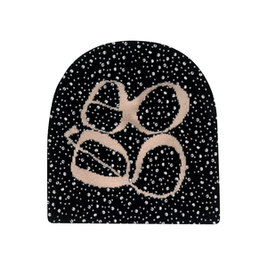 High Quality Custom Logo Rhinestone Winter <b>Beanies</b> with Custom logo Warm Knit <b>Skull</b> Cap for Men and Women - Product Image 5