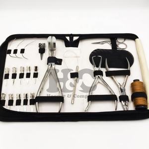 Nuevo Kit de Herramientas para Extensiones de Cabello, Alicates Funcionales, Anillo de Tracción de Acero Inoxidable para Microperlas, Kit de Herramientas para Extensiones de Cabello Comerciales - Product Image 1