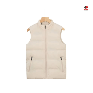 Gilet matelassé décontracté pour homme Ryan Pro Gear, imperméable, respirant, col montant, fermeture éclair, logo sur le devant - Product Image 3