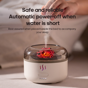 Volcanic Aroma Diffusor 160ml Kleines ätherisches Öl sprüh gerät Desktop-Luftbe feuchter mit buntem Nachtlampen-<span class=keywords><strong>Timer</strong></span> für das Wohnzimmer - Product Image 5