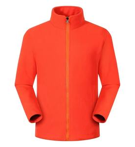 Veste d'extérieur en laine unisexe doublée de polaire coupe-vent durable confortable doux chaud hiver coque souple thermique col montant avant - Product Image 2