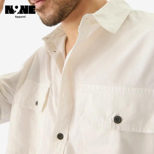 Chemises grande taille pour hommes 100% coton - Product Image 1