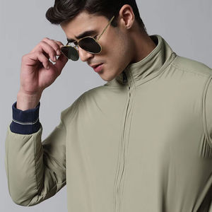 Latest Style <b>Top</b> Selling Men's Stand Collar Winter Bomber Jackets High Quality Long Sleeves OEM Service Customizable Design - Product Image 2