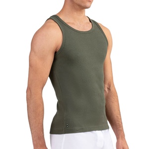 Camiseta sin mangas acanalada de algodón 100% transpirable y elástica para culturismo, ajuste ceñido, ideal para verano - Product Image 5