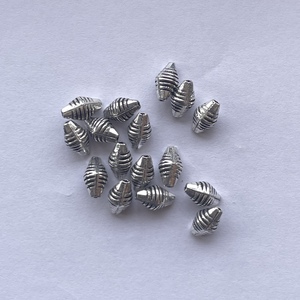 8mm 10mm 12mm 925 Sterling Silver Cocoon Sea Shell Drum Shape Bracelet Bali Handmade Beads Online From Manufacturer Regular DIY - Product Image 3