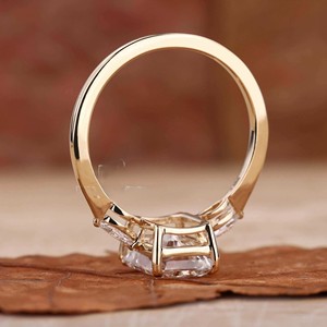 Luxury Jewelry Manufacturer Direct Custom Design Fancy Radiant And Marquise Cut 10K 14K 18K Solid Gold Lab Grown <b>Diamond</b> <b>Ring</b> - Product Image 2