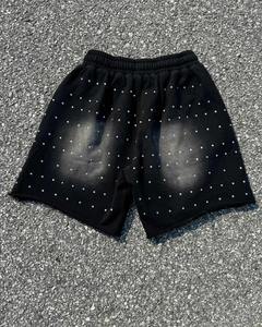 Men's <b>Shorts</b> Custom High Quality 100% Cotton Fleece Screen Printing <b>With</b> Embroidery Patch <b>Shorts</b> - Product Image 4